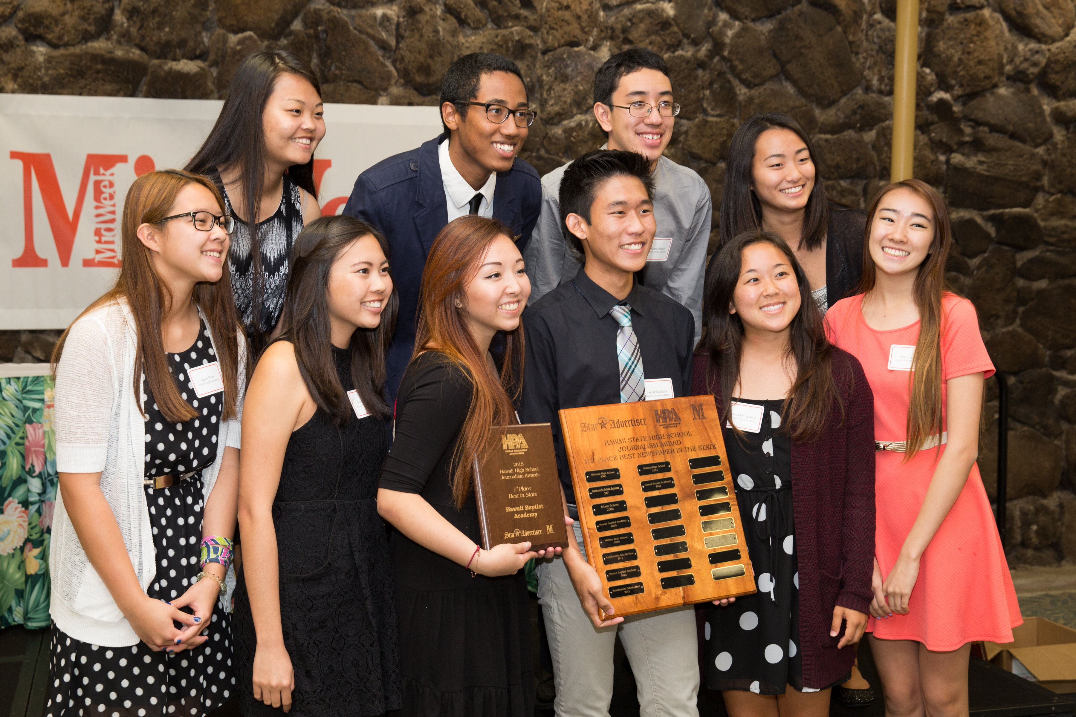 HAWAII HIGH SCHOOL JOURNALISM AWARDS 2015-AC-58